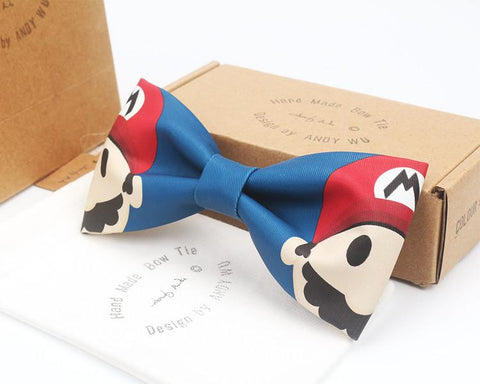 Limited Edition Super Mario Silk Bow Tie
