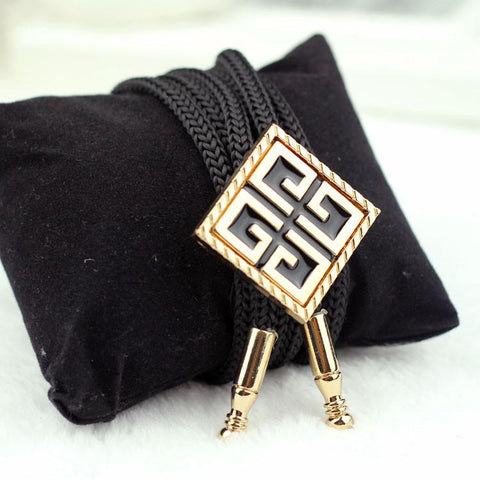 American Indian Totem Cowboy Bolo Tie