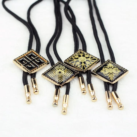 American Indian Totem Cowboy Bolo Tie