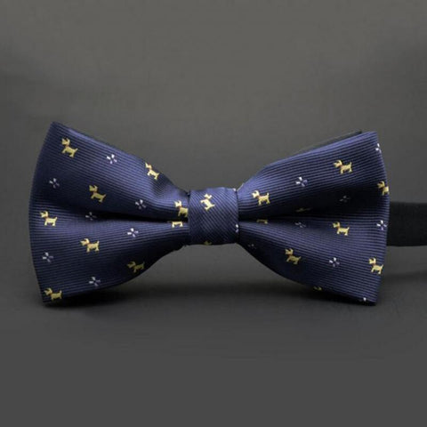 Patterned Satin Bow Ties