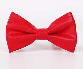 PU Leather Bow Tie