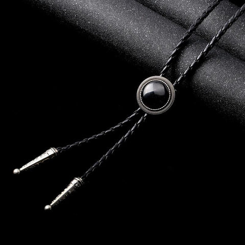 Alloy Crown Rope Bolo Bow Tie