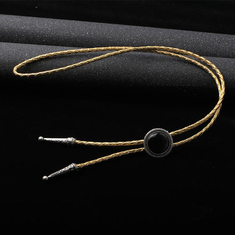 Alloy Crown Rope Bolo Bow Tie