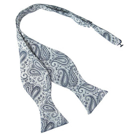 Patterned Silk Self Tie Bow Ties