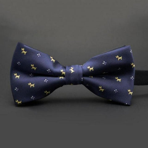 Patterned Satin Bow Ties