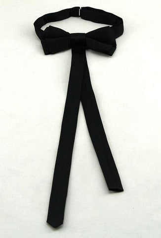 Men's Polyester Solid Color Skinny Bowtie
