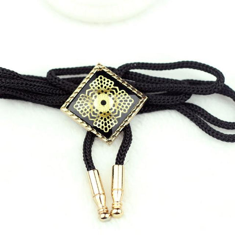 American Indian Totem Cowboy Bolo Tie