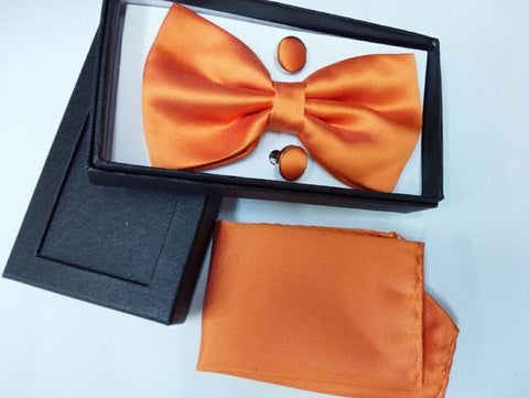 Solid Color Bow Tie Set