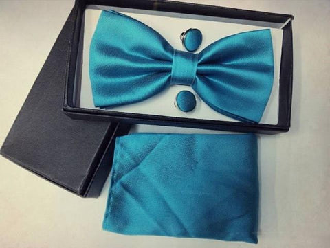 Solid Color Bow Tie Set