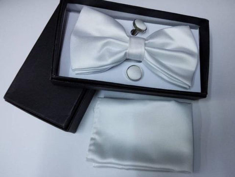 Solid Color Bow Tie Set